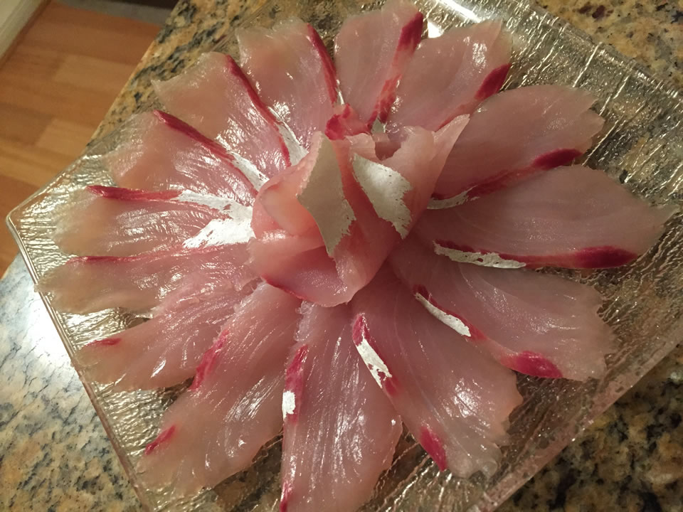 ヒラマサ刺し身